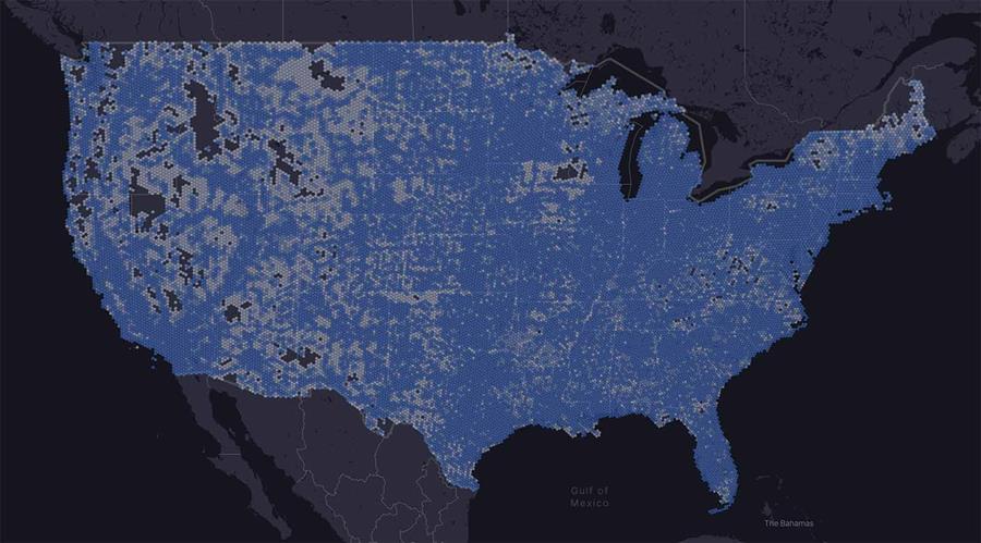 AT&T signal strength map
