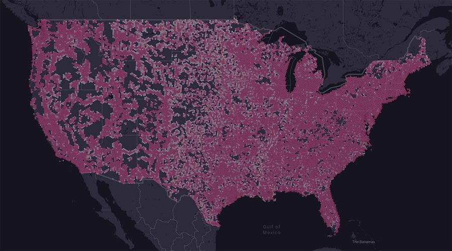 T-Mobile signal strength map