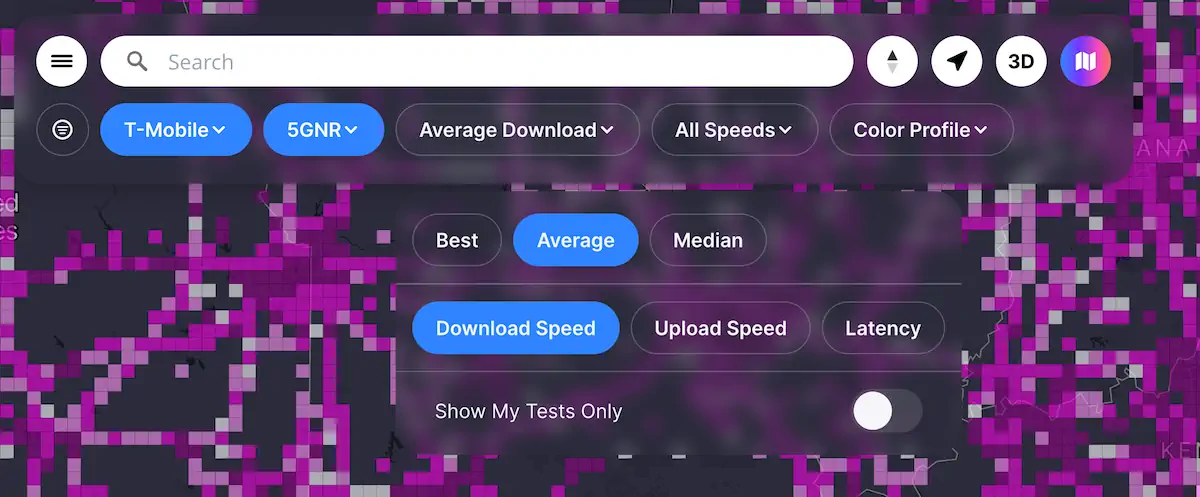A new menu bar combines filters and buttons into a compact interface